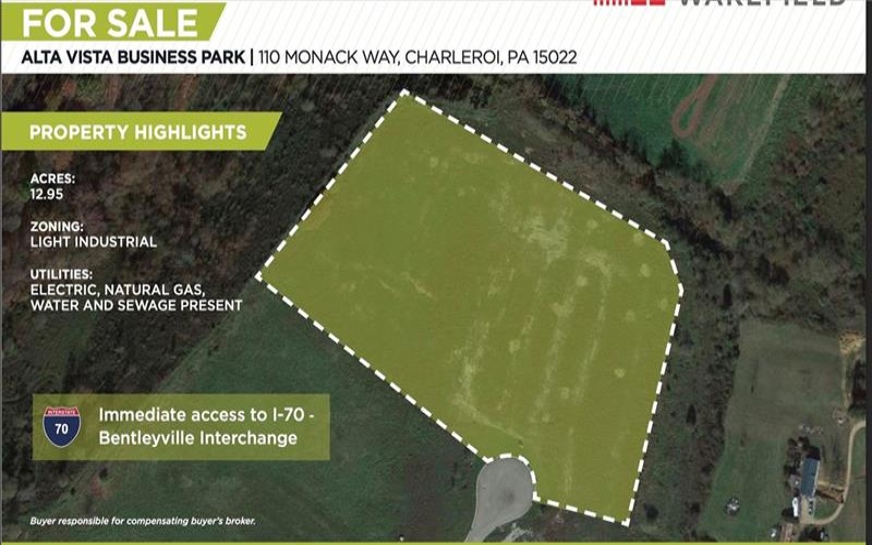 110 Monack Way, Charleroi, 15022, ,Commercial-industrial-business,For Sale,Monack Way,1640304