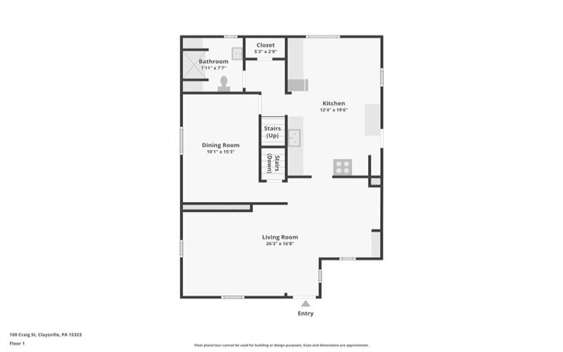 100 Craig St, Claysville, 15323, 3 Bedrooms Bedrooms, ,2 BathroomsBathrooms,Residential,For Sale,Craig St,1681574