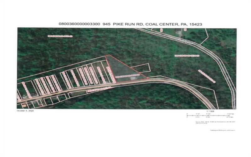 945 Pike Run Dr, Coal Center, 15423, ,Farm-acreage-lot,For Sale,Pike Run Dr,1674754