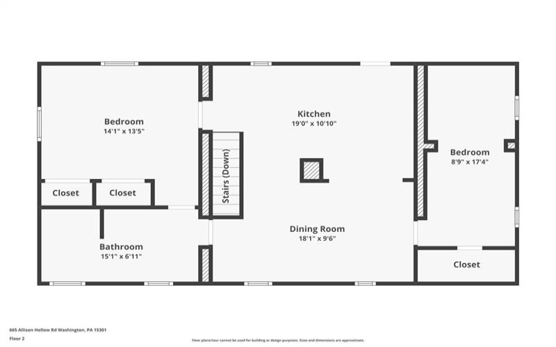 665 Allison Hollow Rd, Washington, 15301, 4 Bedrooms Bedrooms, 9 Rooms Rooms,2 BathroomsBathrooms,Residential,For Sale,Allison Hollow Rd,1689148