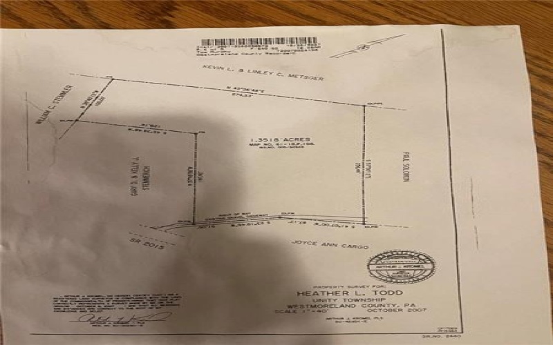 0 White School Rd., Latrobe, 15601, ,Farm-acreage-lot,For Sale,White School Rd.,1730274