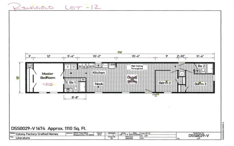 141 Wisebecker Lane Wisebecker Ln Lot12a, Monongahela, 15063, 3 Bedrooms Bedrooms, ,2 BathroomsBathrooms,Residential,For Sale,Wisebecker Ln Lot12a,1723581