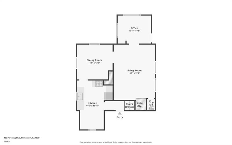 130 Pershing BOULEVARD, Nemacolin, 15351, 3 Bedrooms Bedrooms, 7 Rooms Rooms,1.1 BathroomsBathrooms,Residential,For Sale,Pershing,1747005