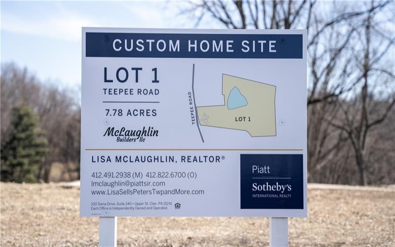 Lot 1 Teepee Road, McMurray, 15317, 4 Bedrooms Bedrooms, ,5.2 BathroomsBathrooms,Farm-acreage-lot,For Sale,Teepee Road,1732447