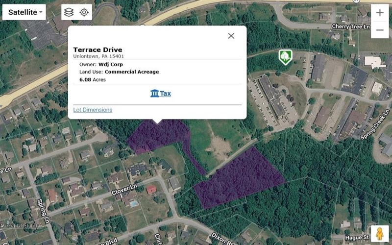 00 Terrace Dr, Uniontown, 15401, ,Farm-acreage-lot,For Sale,Terrace Dr,1748212