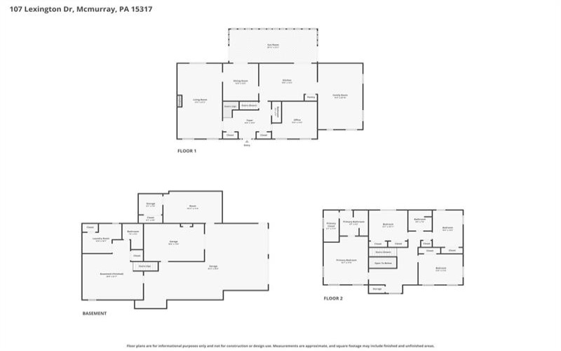 107 Lexington Drive, McMurray, 15317, 4 Bedrooms Bedrooms, 14 Rooms Rooms,3.1 BathroomsBathrooms,Residential,For Sale,Lexington Drive,1753713