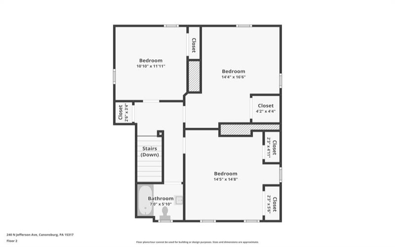 240 Jefferson, Canonsburg, 15317, 3 Bedrooms Bedrooms, 6 Rooms Rooms,1 BathroomBathrooms,Residential,For Sale,Jefferson,1758289
