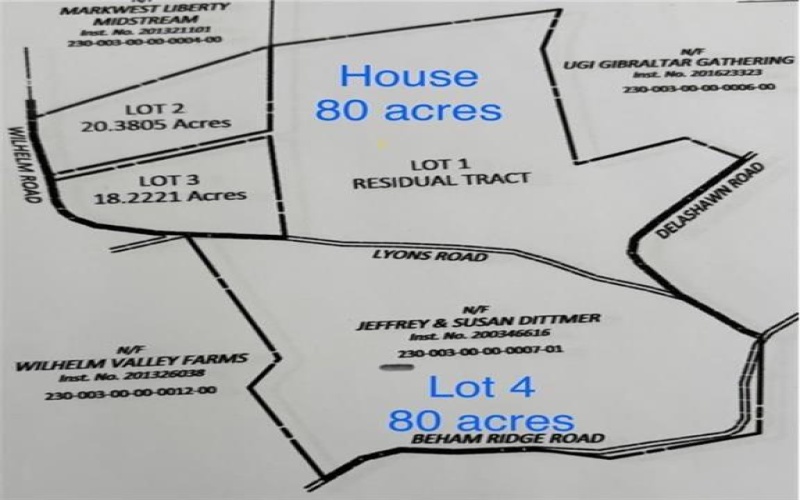 0 Lyons Rd LOT 4, Claysville, 15323, ,Farm-acreage-lot,For Sale,Lyons Rd LOT 4,1758941