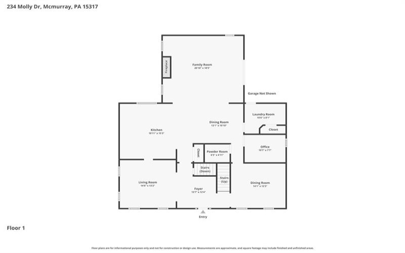 234 Molly Dr, Canonsburg, 15317, 4 Bedrooms Bedrooms, 12 Rooms Rooms,3.1 BathroomsBathrooms,Residential,For Sale,Molly Dr,1760720