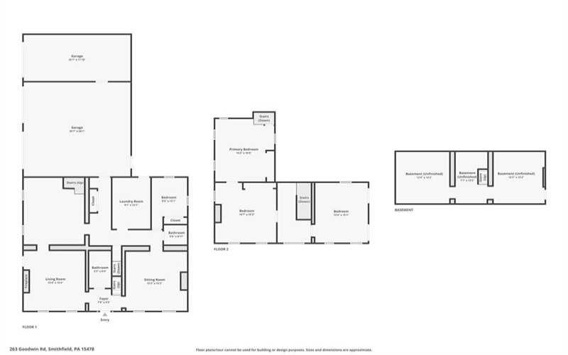 263 Goodwin Road, Smithfield, 15478, 4 Bedrooms Bedrooms, 8 Rooms Rooms,2 BathroomsBathrooms,Residential,For Sale,Goodwin Road,1727171