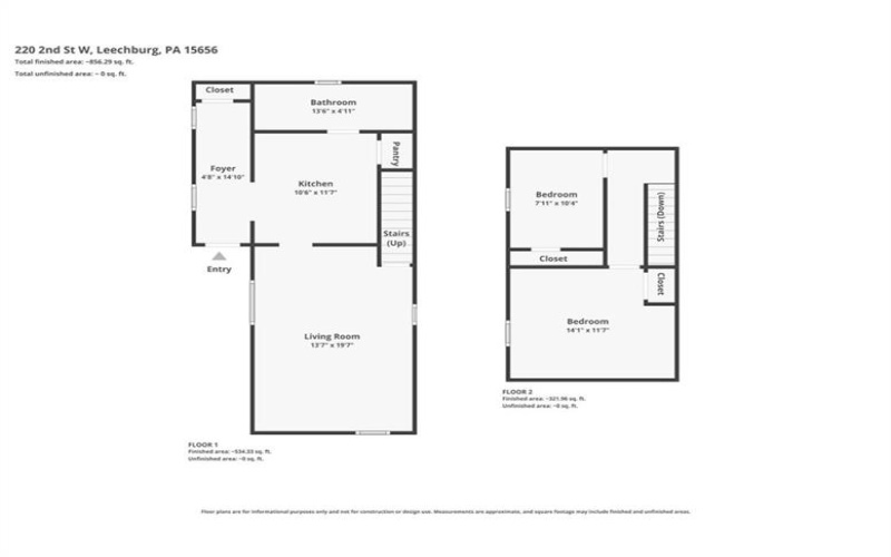 220 2nd St, Leechburg, 15656, 2 Bedrooms Bedrooms, 5 Rooms Rooms,1 BathroomBathrooms,Residential,For Sale,2nd St,1762466