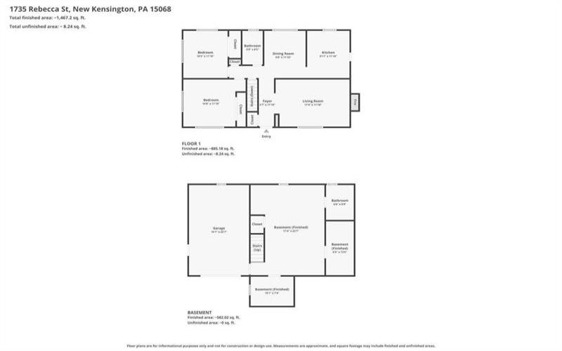 1735 Rebecca St, New Kensington, 15068, 3 Bedrooms Bedrooms, 8 Rooms Rooms,2 BathroomsBathrooms,Residential,For Sale,Rebecca St,1762917