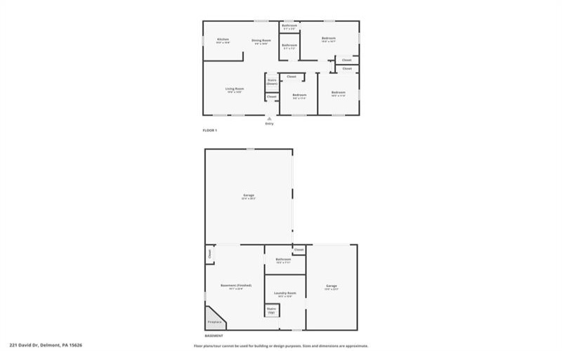 221 David Drive, Delmont, 15626, 3 Bedrooms Bedrooms, 9 Rooms Rooms,2.1 BathroomsBathrooms,Residential,For Sale,David Drive,1764302