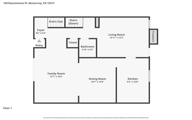 149 ROSCOMMON PLACE, Canonsburg, 15317, 3 Bedrooms Bedrooms, 8 Rooms Rooms,2.1 BathroomsBathrooms,Residential,For Sale,ROSCOMMON PLACE,1764775