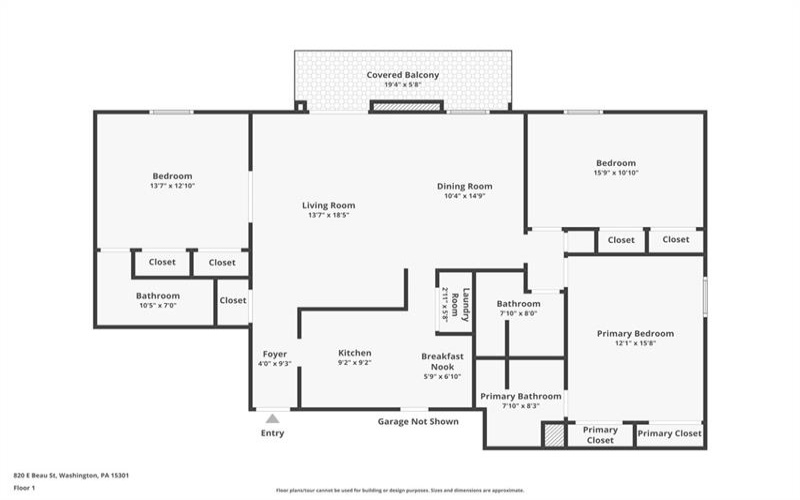 820 Beau St., Washington, 15301, 3 Bedrooms Bedrooms, 8 Rooms Rooms,3 BathroomsBathrooms,Residential,For Sale,Beau St.,1768157