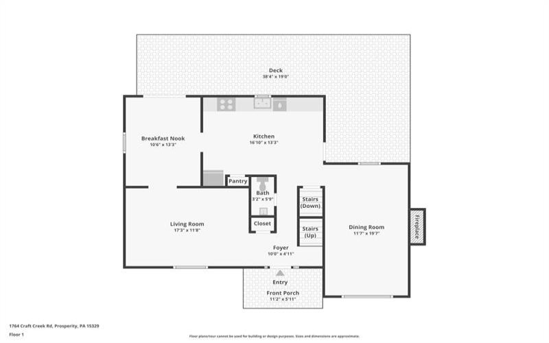 1764 Craft Creek Road, Prosperity, 15329, 4 Bedrooms Bedrooms, 10 Rooms Rooms,2.1 BathroomsBathrooms,Residential,For Sale,Craft Creek Road,1770828
