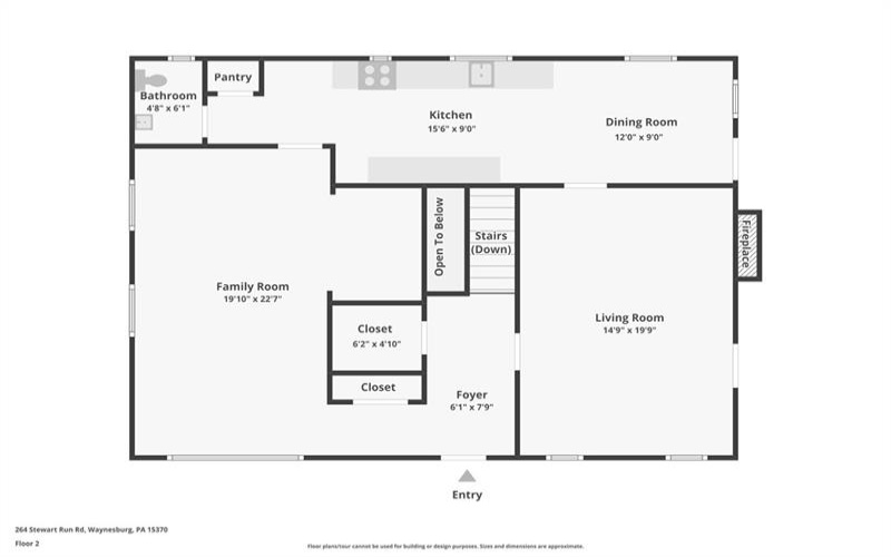 264 Stewart Run Rd, Waynesburg, 15370, 3 Bedroom Bedrooms, 9 Room Rooms,2.1 BathroomBathrooms,Residential,For Sale,Stewart Run Rd,1773089