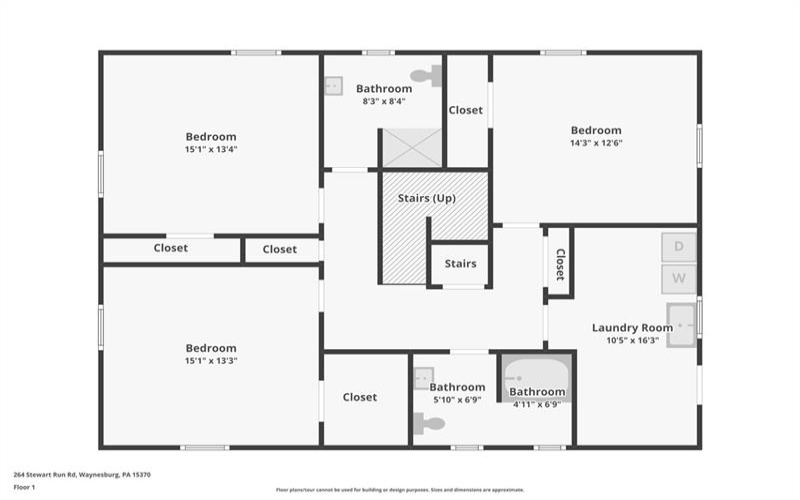 264 Stewart Run Rd, Waynesburg, 15370, 3 Bedroom Bedrooms, 9 Room Rooms,2.1 BathroomBathrooms,Residential,For Sale,Stewart Run Rd,1773089