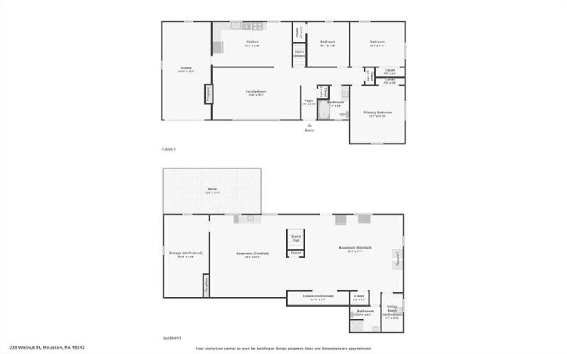228 Walnut STREET, Houston, 15342, 3 Bedroom Bedrooms, 7 Room Rooms,2 BathroomBathrooms,Residential,For Sale,Walnut,1773543