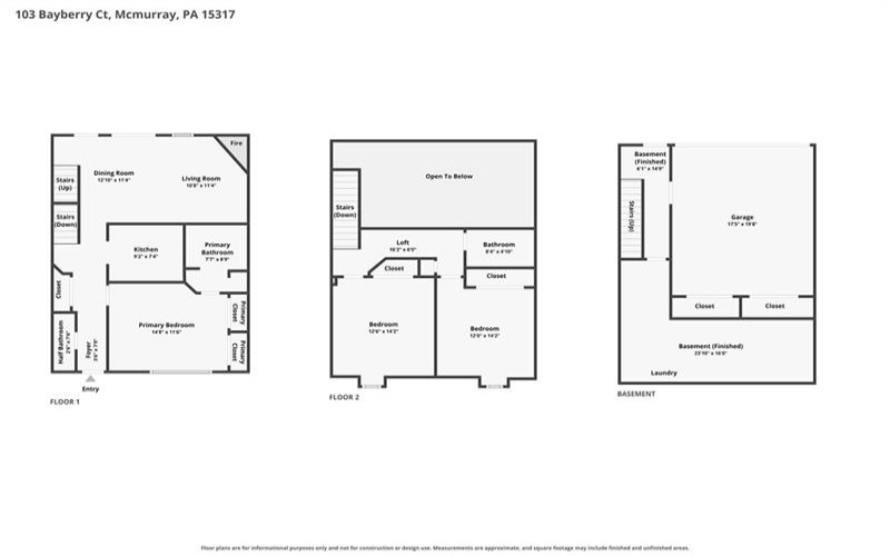 103 Bayberry Court, McMurray, 15317, 3 Bedroom Bedrooms, 7 Room Rooms,2.1 BathroomBathrooms,Residential,For Sale,Bayberry Court,1773636