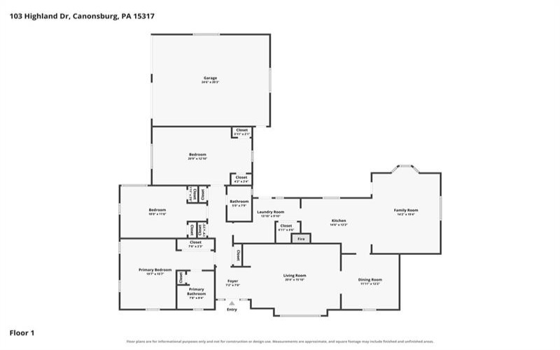 103 Highland Dr, McMurray, 15317, 3 Bedroom Bedrooms, 9 Room Rooms,2 BathroomBathrooms,Residential,For Sale,Highland Dr,1772402
