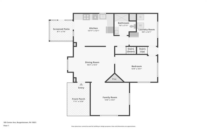 185 Center Ave, Burgettstown, 15021, 3 Bedroom Bedrooms, 7 Room Rooms,2 BathroomBathrooms,Residential,For Sale,Center Ave,1778609